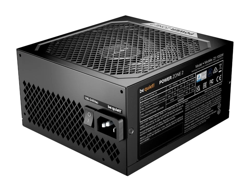 be quiet Power Zone 2 1000 W ATX12V 3.1 80 PLUS® Platinum and Cybenetics - Image 3 of 4