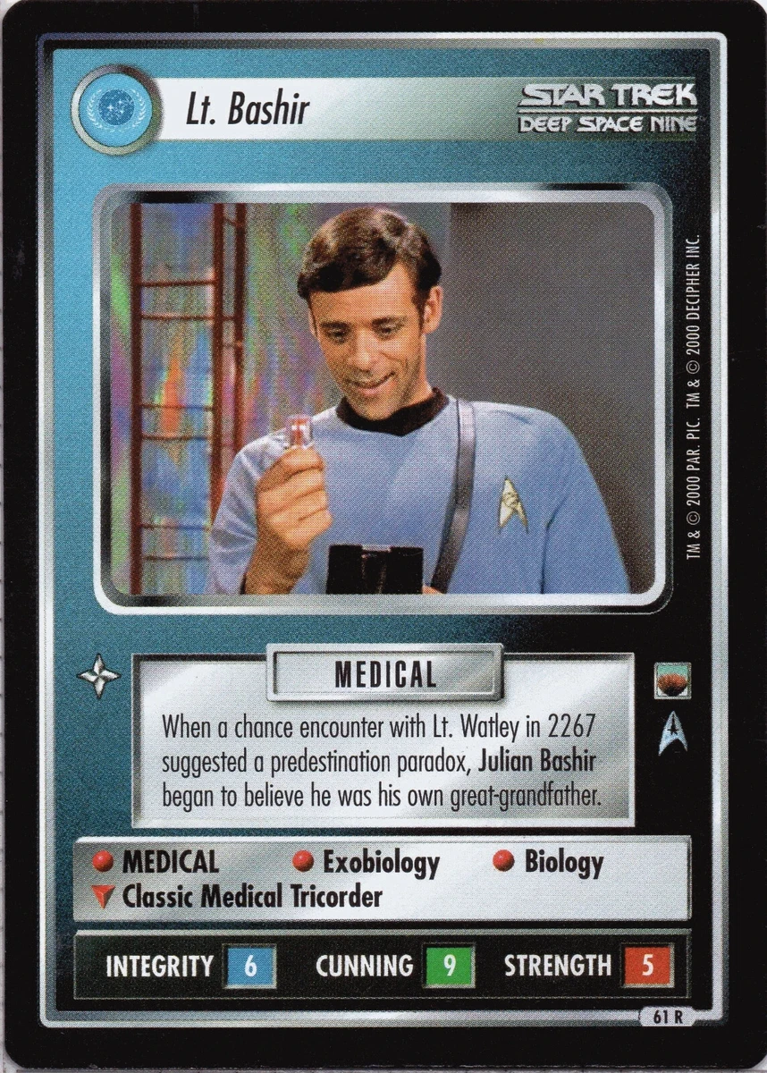 Star Trek CCG Rare Individual Collectible Card Game Cards for sale