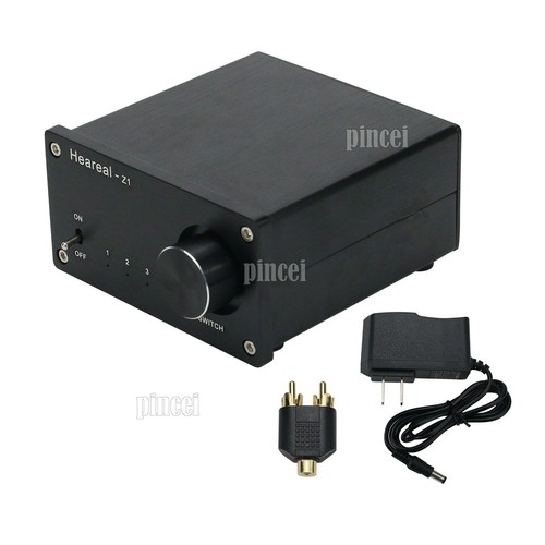 HiFi Stereo Audio Switcher 4 In 1 Out/ 1 In 4 Out RCA Audio Splitter Lossless