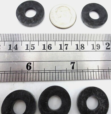 #ad Rubber Washer Spacer Fit 3 8quot; ID 5 8quot; OD 3 32quot; Thick Ozone UV Weather Resistant $10.41