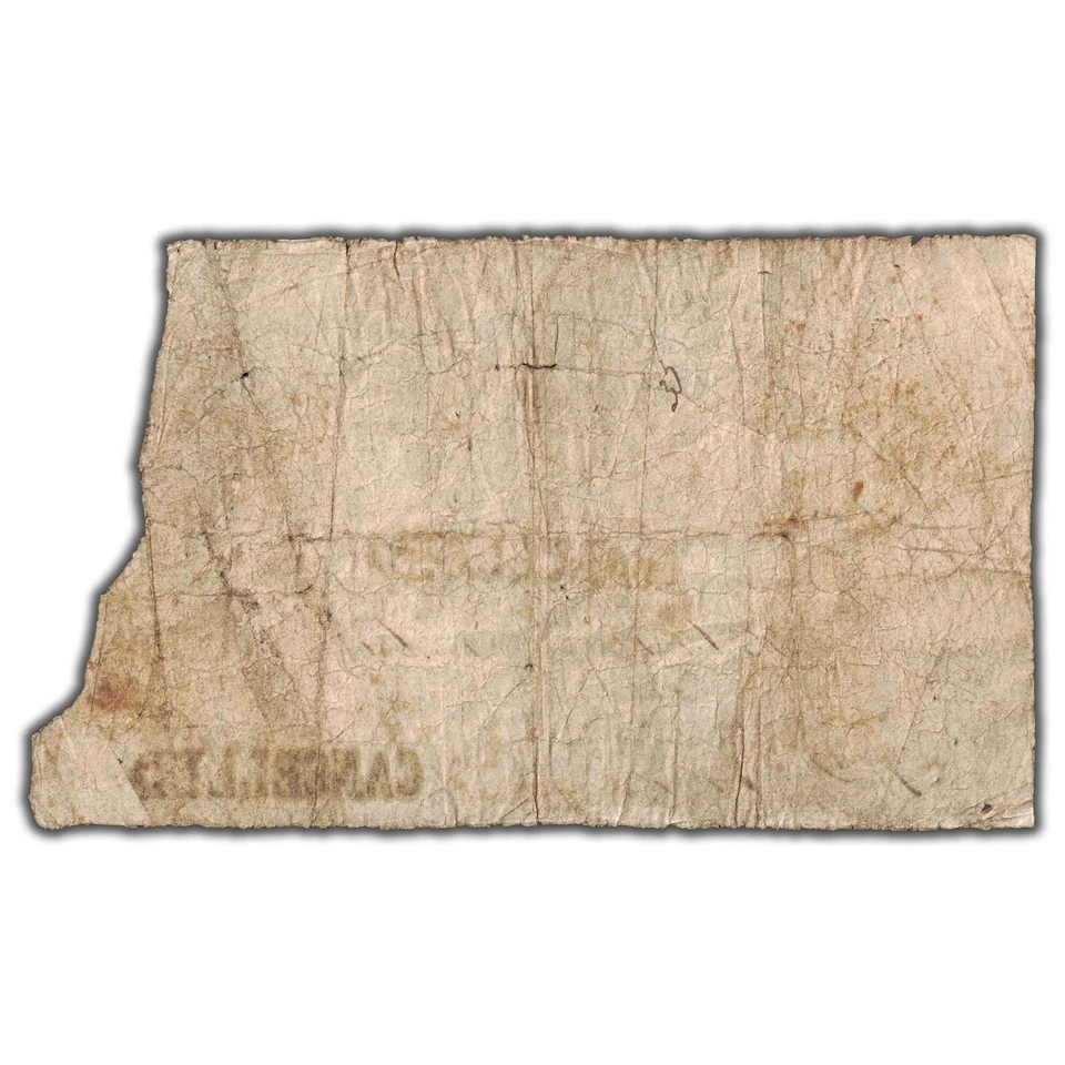 Great Britain 1838 Newcastle upon Tyne 5 Pounds Cancelled Note - Missing Piece - Image 3 of 3