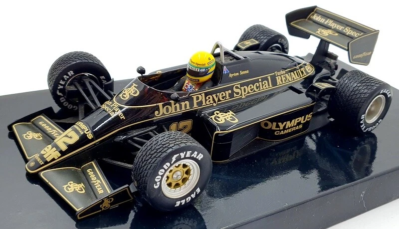 Minichamps 1/18 Scale 540 851892 - Lotus Renault 97T Ayrton Senna #12 1985