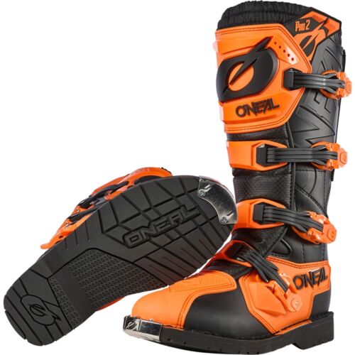 ONeal Rider Pro 2 Off-Road Motorcyle Motocross Enduro ATV Quad Orange MX Boots - Picture 2 of 10