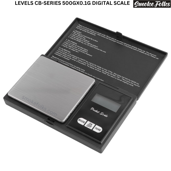 Levels CB-SERIES 500 X 0.1G Digital Pocket Scale Jewelry Gram Herb Karat Weight
