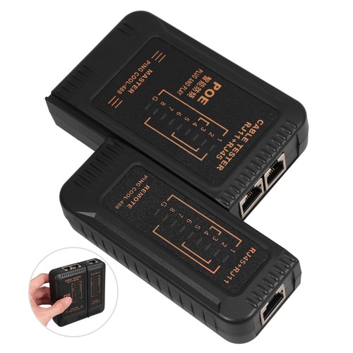 4 Count Netzwerkkabeltester Ethernet-Kabel-Testtool Ethernet-Tester - Bild 9 von 12