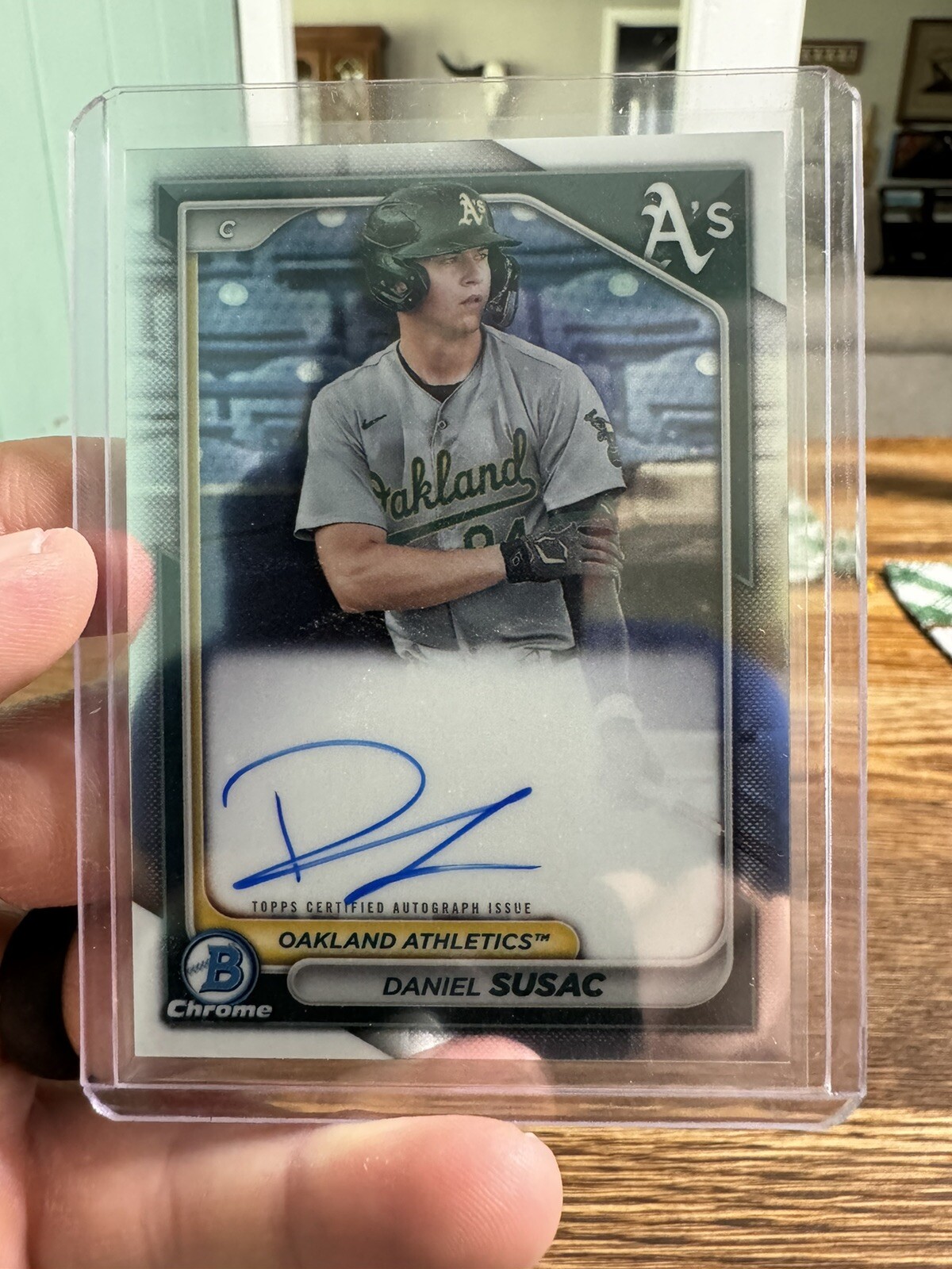 2024 Bowman - Chrome Prospect Autographs #CPA-DS Daniel Susac (AU, RC)