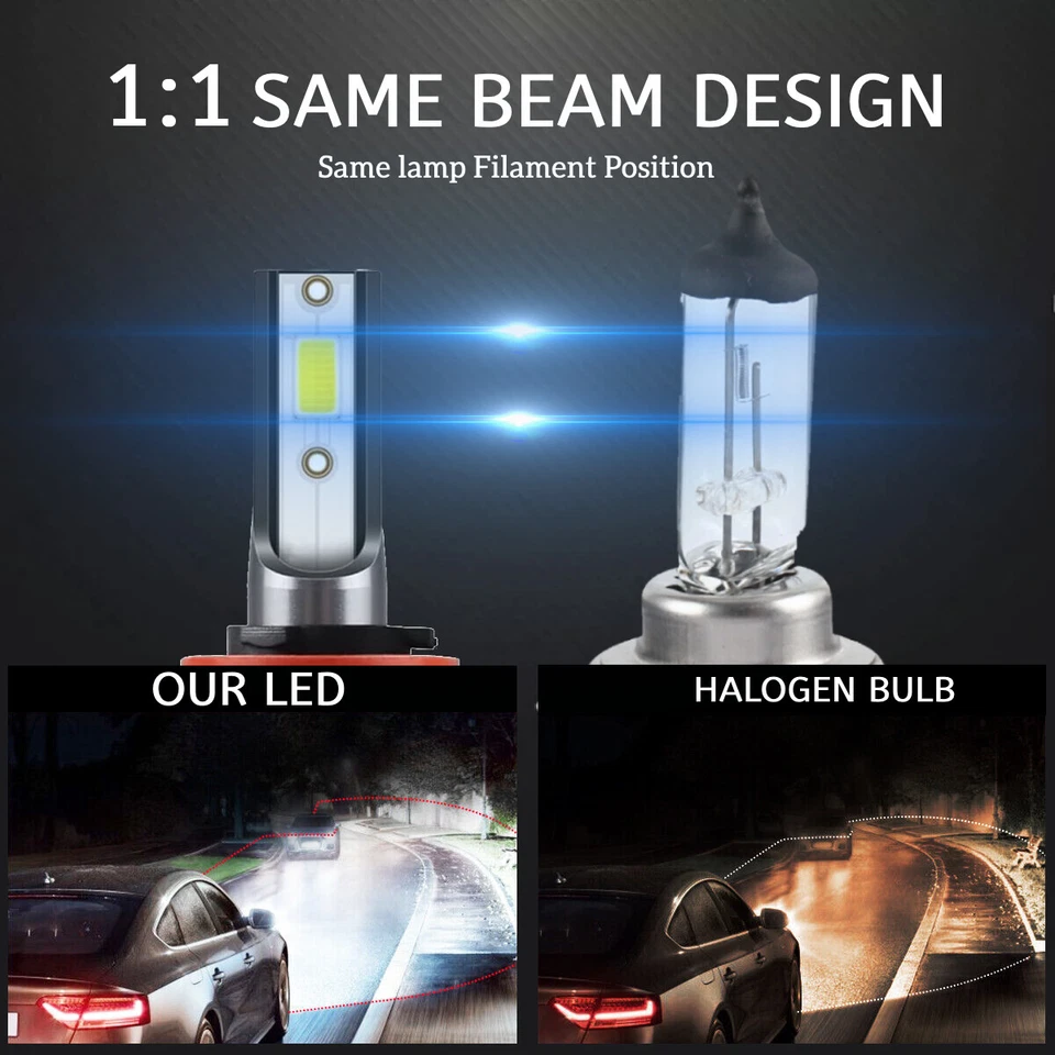 Kit de 4 bombillas LED blancas para Volvo 850 960 vagón/sedán 4 puertas 1994-1997 Foto 3 de 4