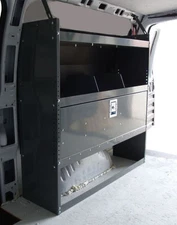 Van Shelving Unit with Door Ford Transit Connect 2010 - 2023.  38"Lx44"Hx13"D