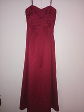 Red David's Bridal dress size 16 for teens/women 