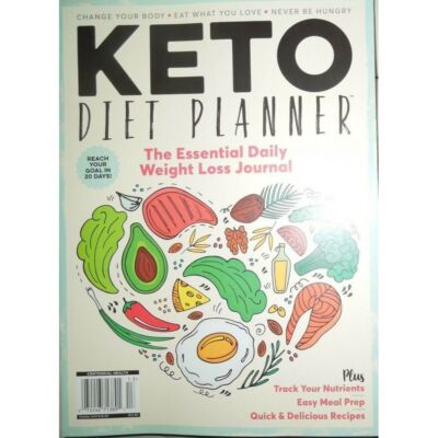 KETO DIET PLANNER essential daily weight loss journal MEAL PREP never be hungry
