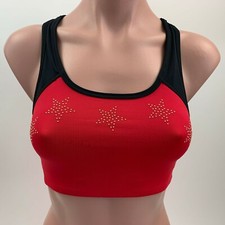 Victoria's Secret PINK Ultimate Wireless Unlined Sport Bra Red Size XS NWT