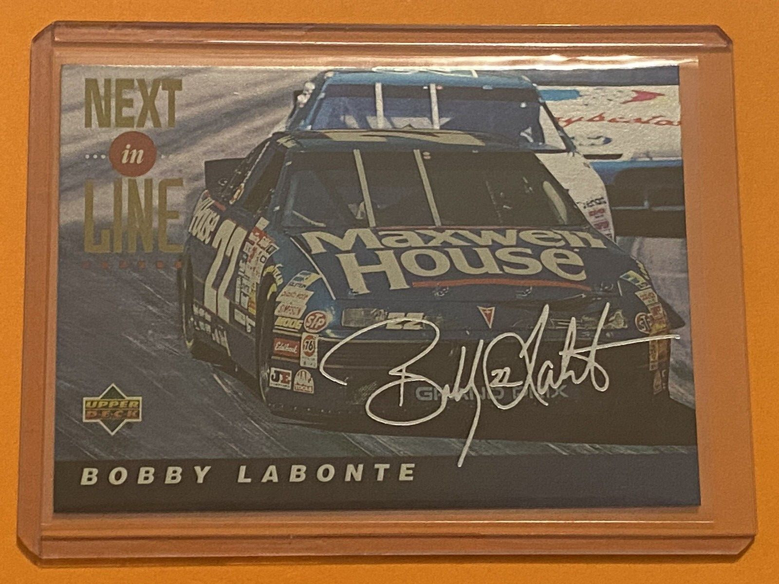 1995 Upper Deck #114 Bobby Labonte Silver Signature