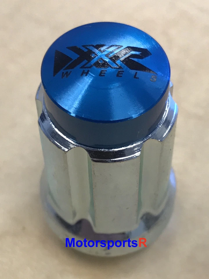 20 ruedas XXR azul afinador tuercas de asiento cónicas 12x1,25 mm para Nissan Infiniti Foto 2 de 4