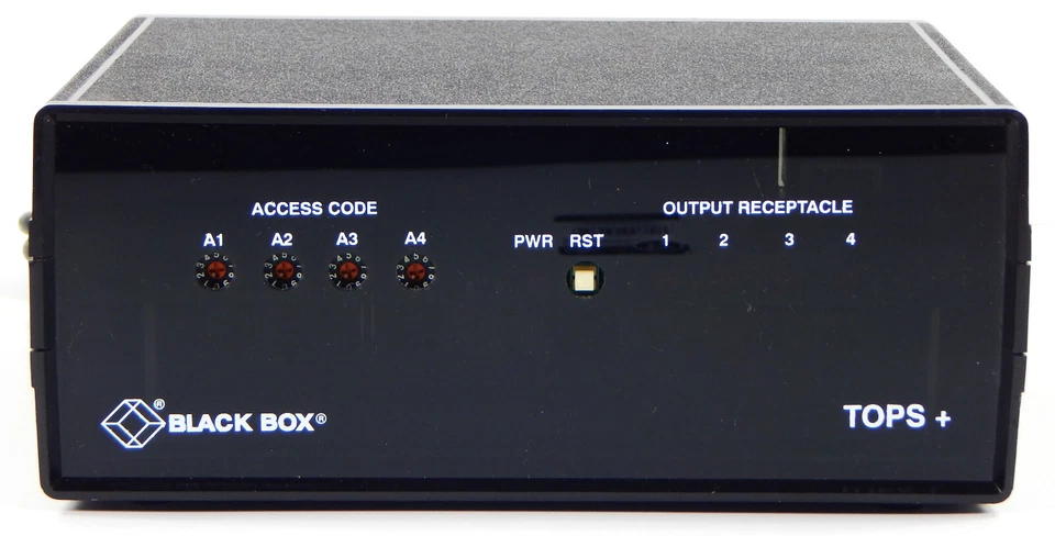 BLACK BOX CORP TOPS+ SWI066A TONE OPERATED POWER SWITCH TOPS+/TATS/DTMF UNUSED - Image 2 of 4