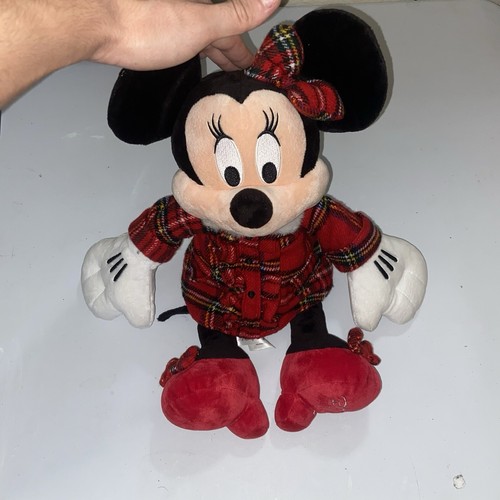 Disney Store Esclusiva 2011 Minnie Mouse Vacanze Natale 18” Peluche Bambola Giocattolo - Foto 1 di 9