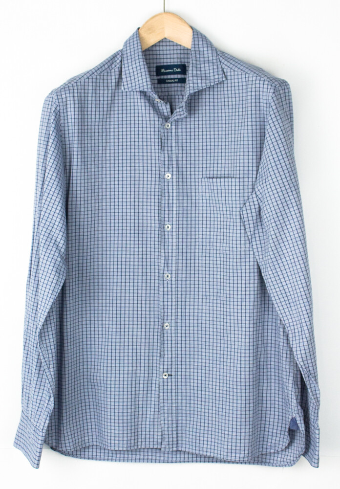 MASSIMO DUTTI Men Casual Fit Long Sleeve Shirt Size L | eBay