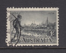 1/ VIC CENTENARY GOOD USED, PERF 10.5