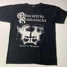 Black Metal Tour Tshirt 2012 Obsurcis Romancia - Theatre Of Deception S Distress