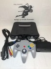 Nintendo 64 Console Bundle N64 Authentic Controller Cables REGION FREE - Tested