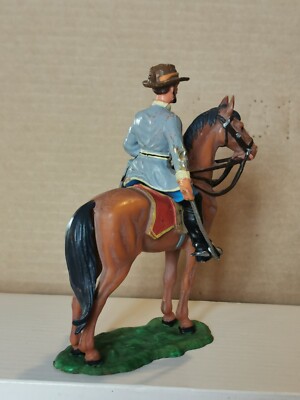 Figurine Soldat Allemand WWII Elastolin Ougen Avec MP40 - Échelle 1:32 (60mm), Plastique Peint, Occasion