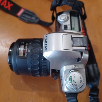 Pentax ZX-10 Film Camera SMC F 1:4-5.6 35-80mm Lens Strap Cap