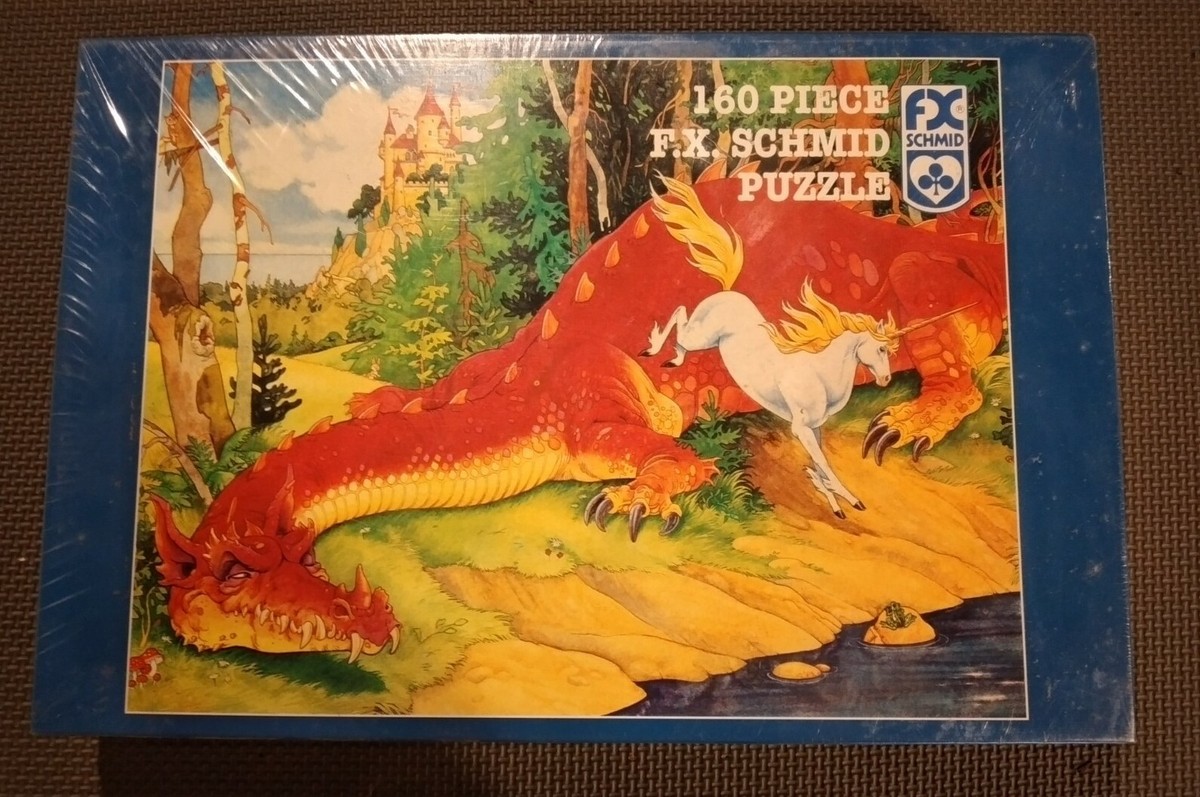 SCHMID  パズル FX Schmid 160 Piece Puzzle - The Dragon And The Unicorn | eBay