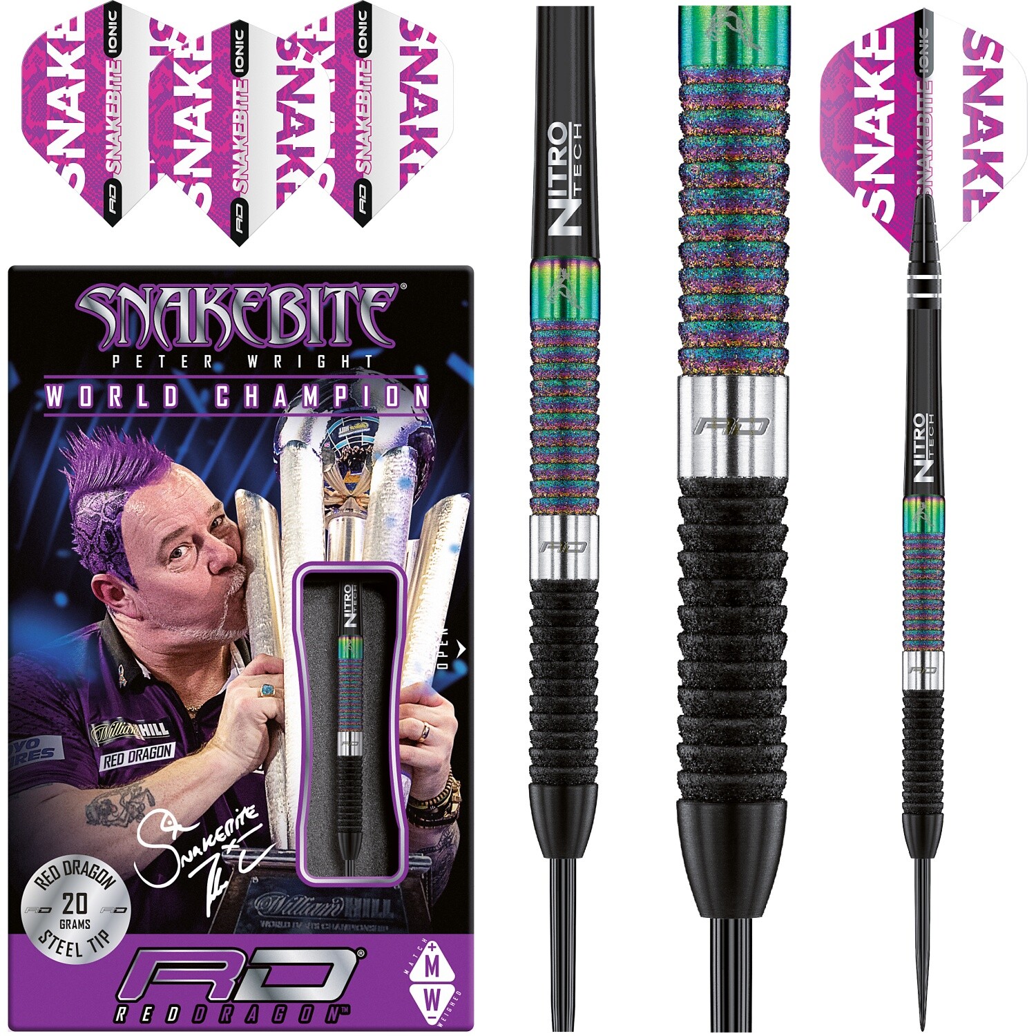 Красный Дракон - Питер Райт Бриллиантовый чемпион мира - Steeldart 39490₽