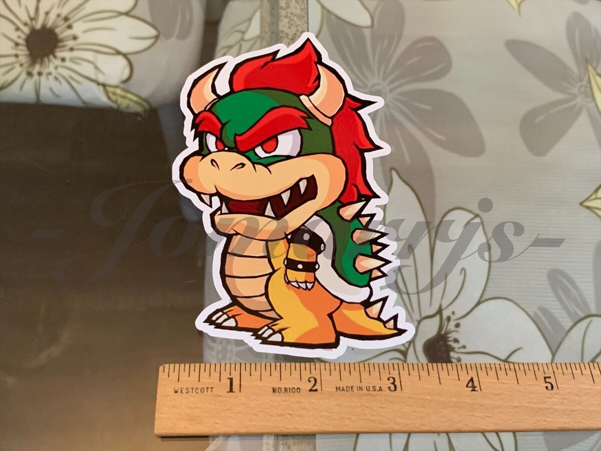 BOWSER vinyl decal from Super Mario Bros. Choose Your Favorite! Paper  Mario, Mario Brothers, King Koopa