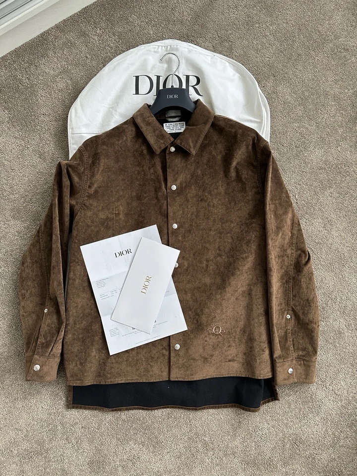 BRAND NEW Dior X Cactus Jack Travis Scott Overshirt With reciept Size 54 BROWN - Image 2 of 4