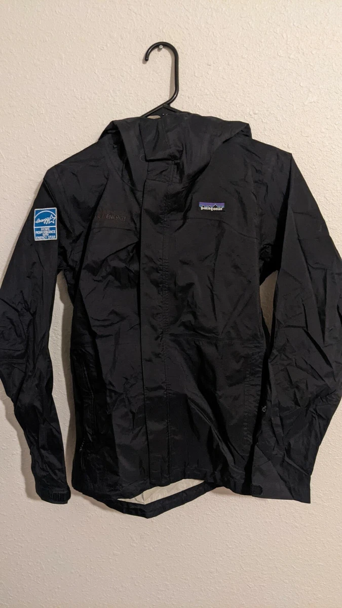 Patagonia Mens Torrentshell Jacket Blue Rain Wind XS Hike Climb Outdoors H2NO