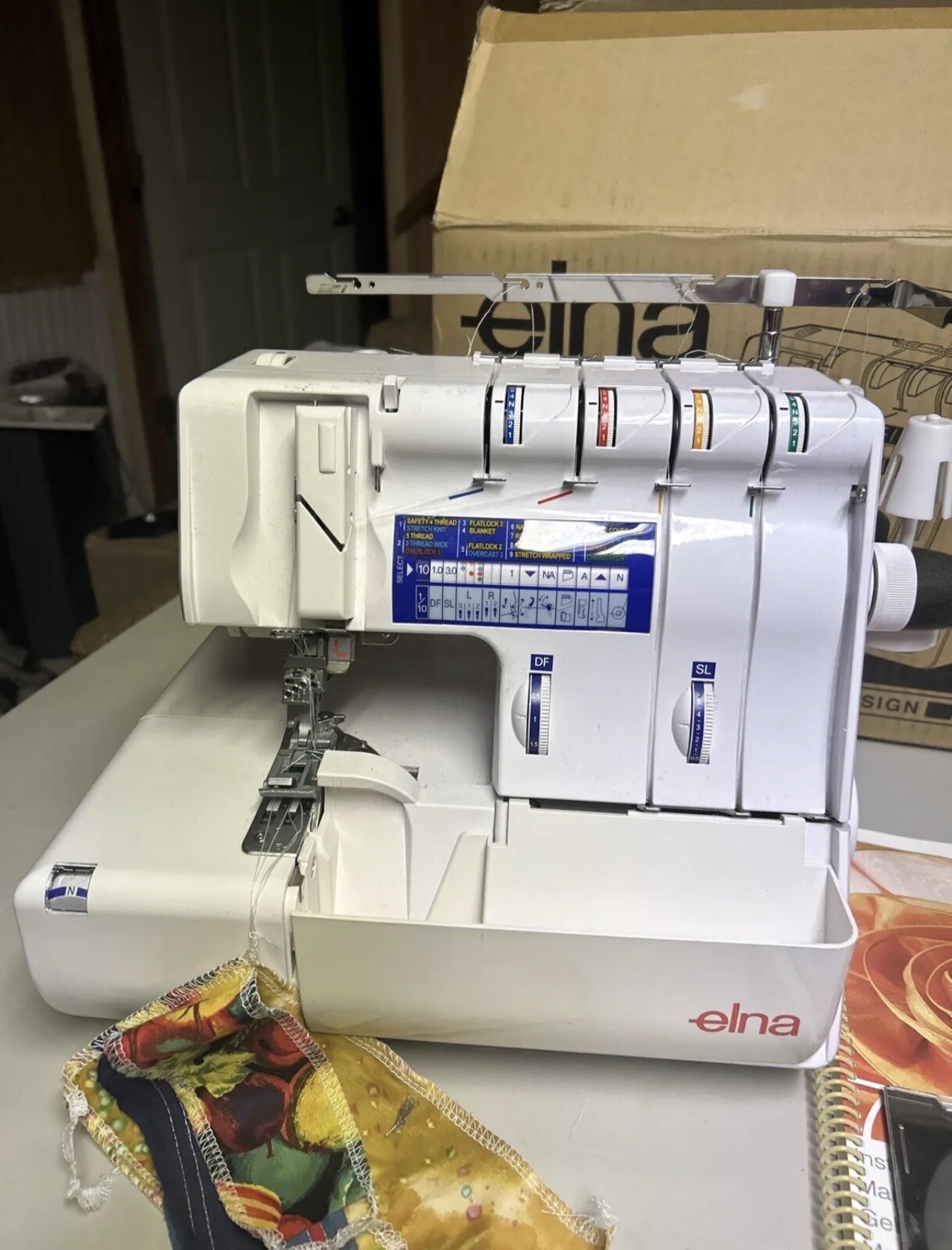 Elna eXtend 745 Serger Tested, Used, Original Box, Ideal Gift eBay