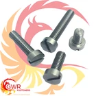 2BA Slotted Cheese Head Machine Screws - 2 BA Bolts - Slot Cheesehead UK MADE