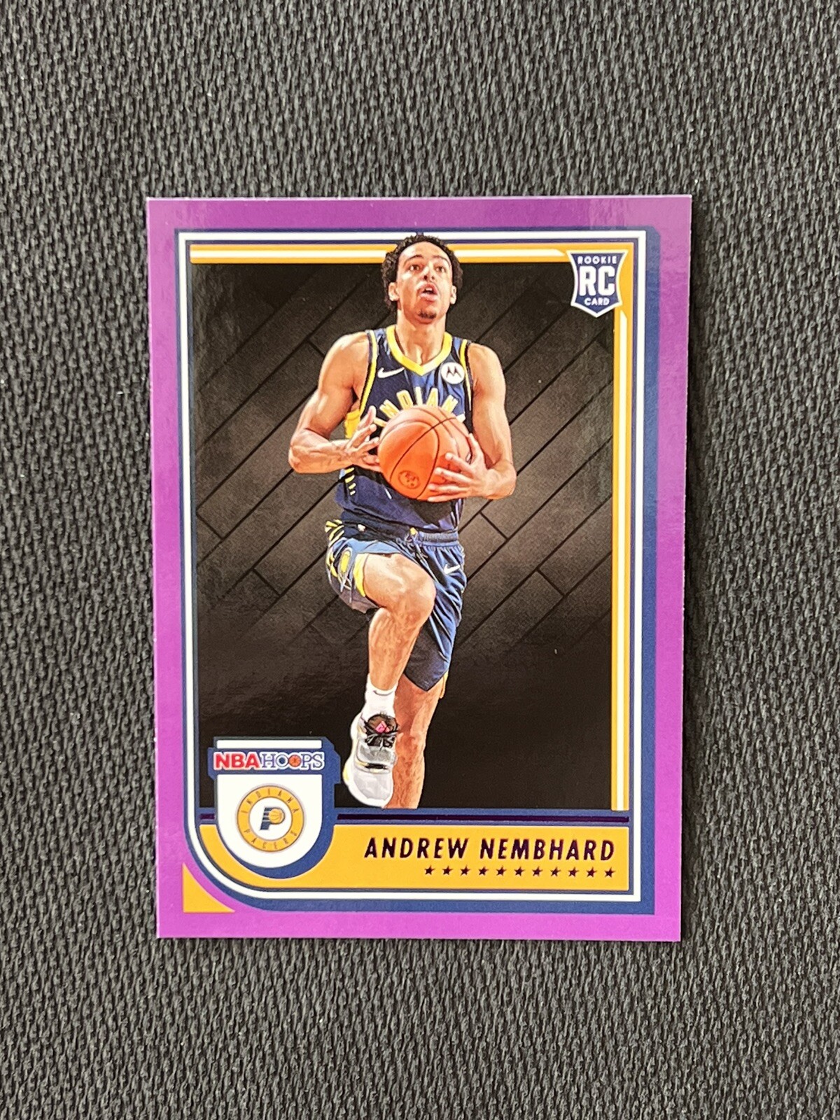 ANDREW NEMBHARD 2022-23 Panini NBA Hoops PURPLE Parallel Rookie RC SP #259 🔥🏀