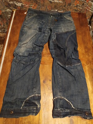G-Star S.C. Concept Elwood Loose W34/L32 Jeans Hose Raw E877