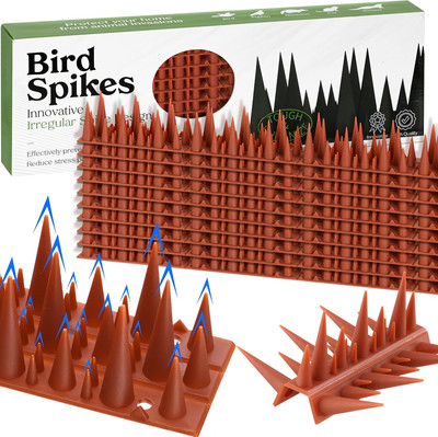10 Stück Taubenabwehr Vogelabwehr Spikes Taubenschreck Für Balkon, Zaun, Garten,