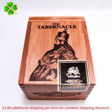 The Tabernacle Corona Empty Wood Cigar Box 6.25" x 5" x 4" ~