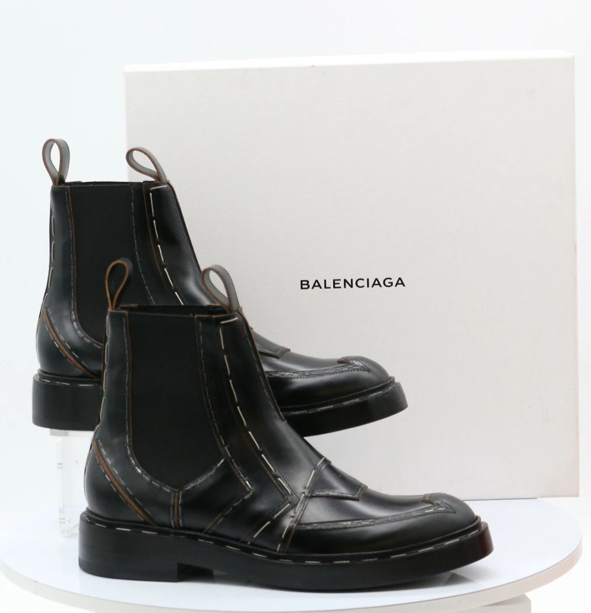Balenciaga high top calf leather clearance
