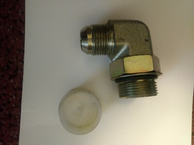 Parker # 16  C50XO-S  Straight Thread Elbow - 37Degree Flare / SAE-ORB, C50X Ser
