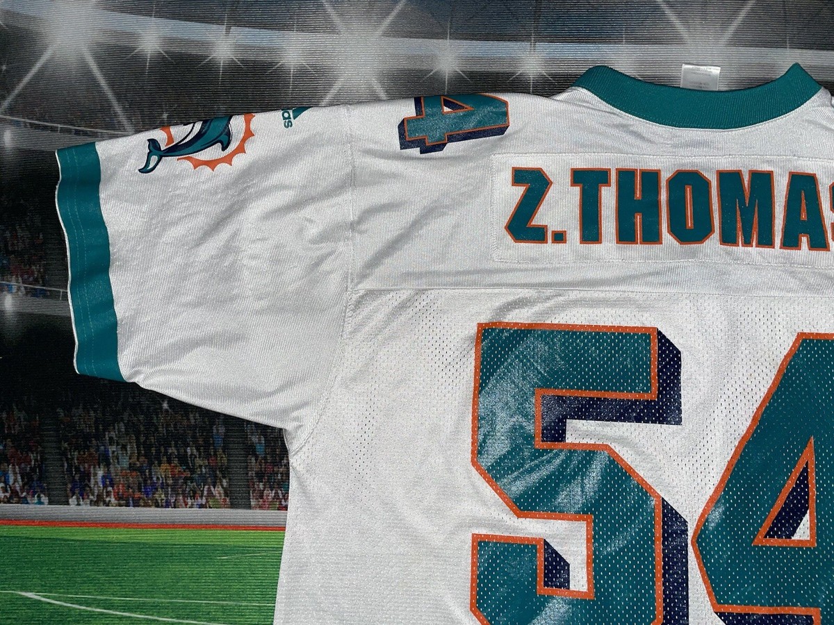 ザック ・ トーマス ZACH THOMAS （ドルフィンズ） ユニフォーム Officially Licensed NFL Miami Dolphins Men's Zach Thomas