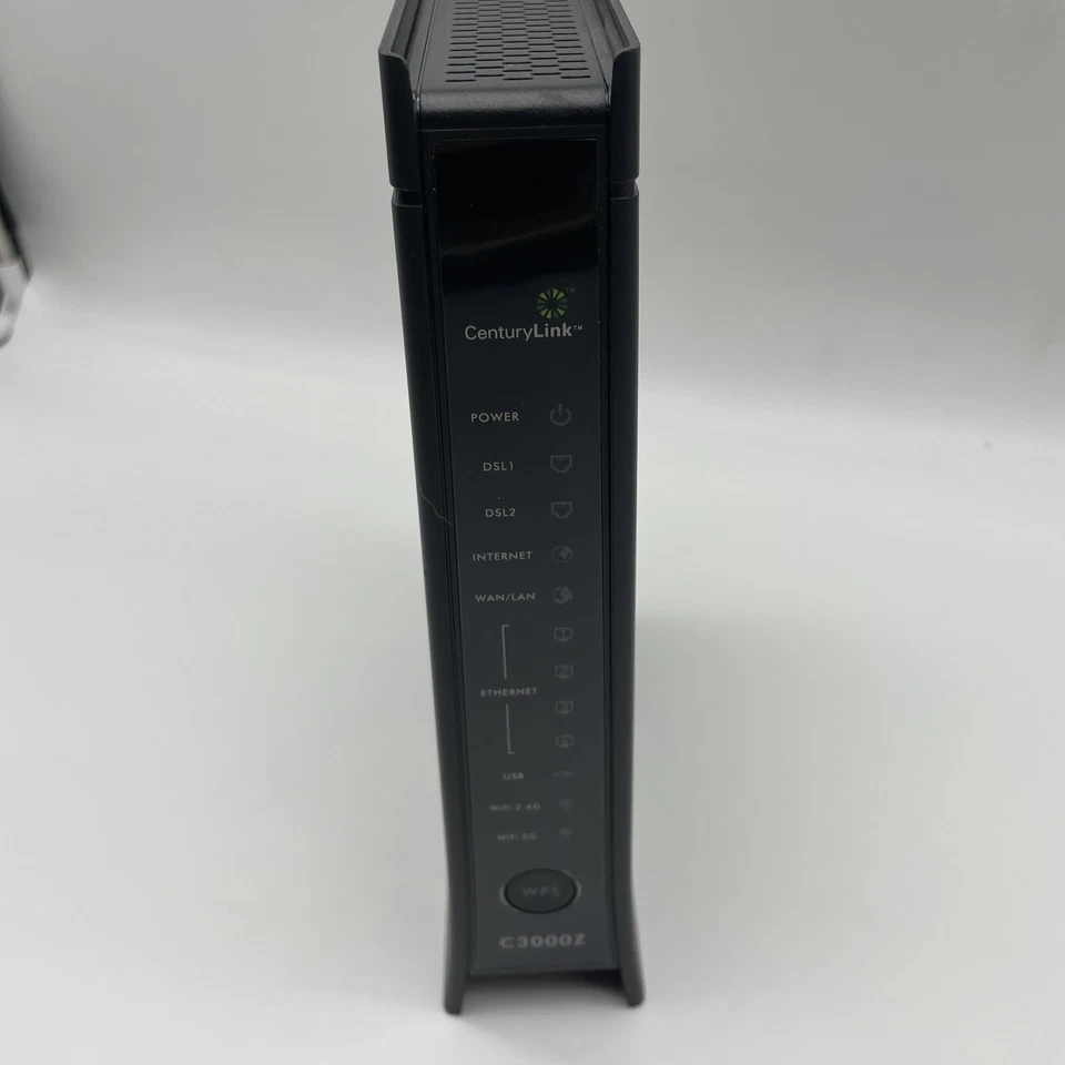 CenturyLink ZyXEL C3000Z DSL Modem Wireless Router No Power Adapter - Image 4 of 4
