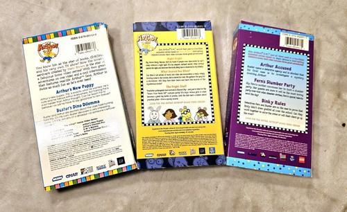 Set Of 3Arthur's VHS' Cartoon GOOD Condition All TESTED! - Picture 2 of 3