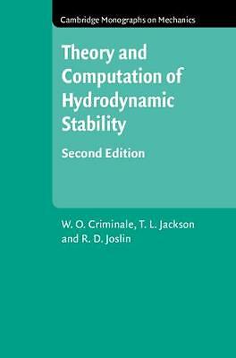 Theory and Computation in Hydrodynamic Stability Criminale Jackson Joslin 2e