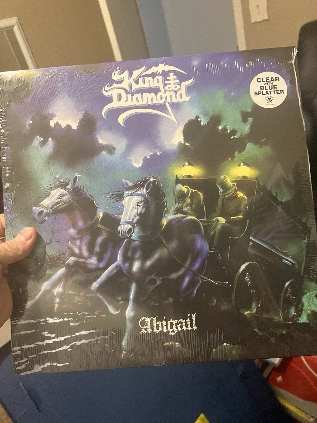 Abigail by King Diamond (Record, 2020) Clear Blue Splatter