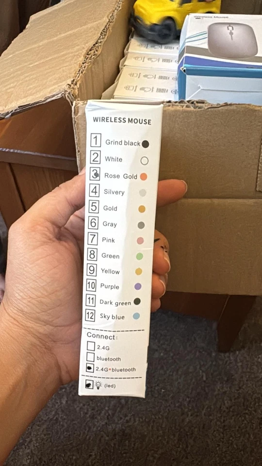 Premium Wireless Mouse – 5 Colors (Black, White, Grey, Silver, Red) | High Preci - Image 2 of 4