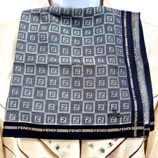 4 New  Men-Women Fendi  Mini Scarf /Handkerchiesf 19"  Multi Color(Select 1)