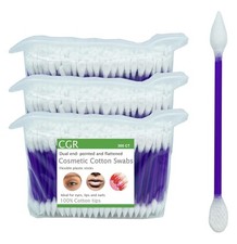 900pcs CGR Precision Cotton Swabs with Pointed and Flattened Tip Cosmetic 900