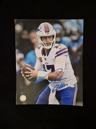 Josh Allen Buffalo Bills Signed Autographed 8x10 Photo with COA