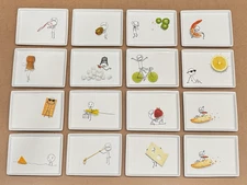 CB2 Crate & Barrel Retired Oliver Appetizer Snack Plates 5" x 6.5" - Lot Of 16