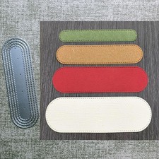 Ellipse Label Metal Cutting Dies Scrapbook Paper Card Embossing Stencils Craft