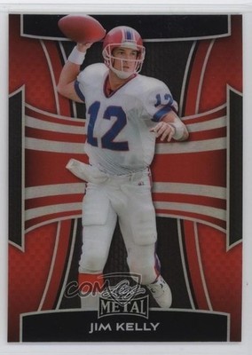 2025 Leaf Metal Red Prismatic 12/25 Jim Kelly #88 HOF 1pe6